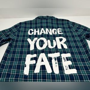 Cakeworthy Disney BRAVE Long Sleeve Plaid Flannel Button Shirt Women's Large